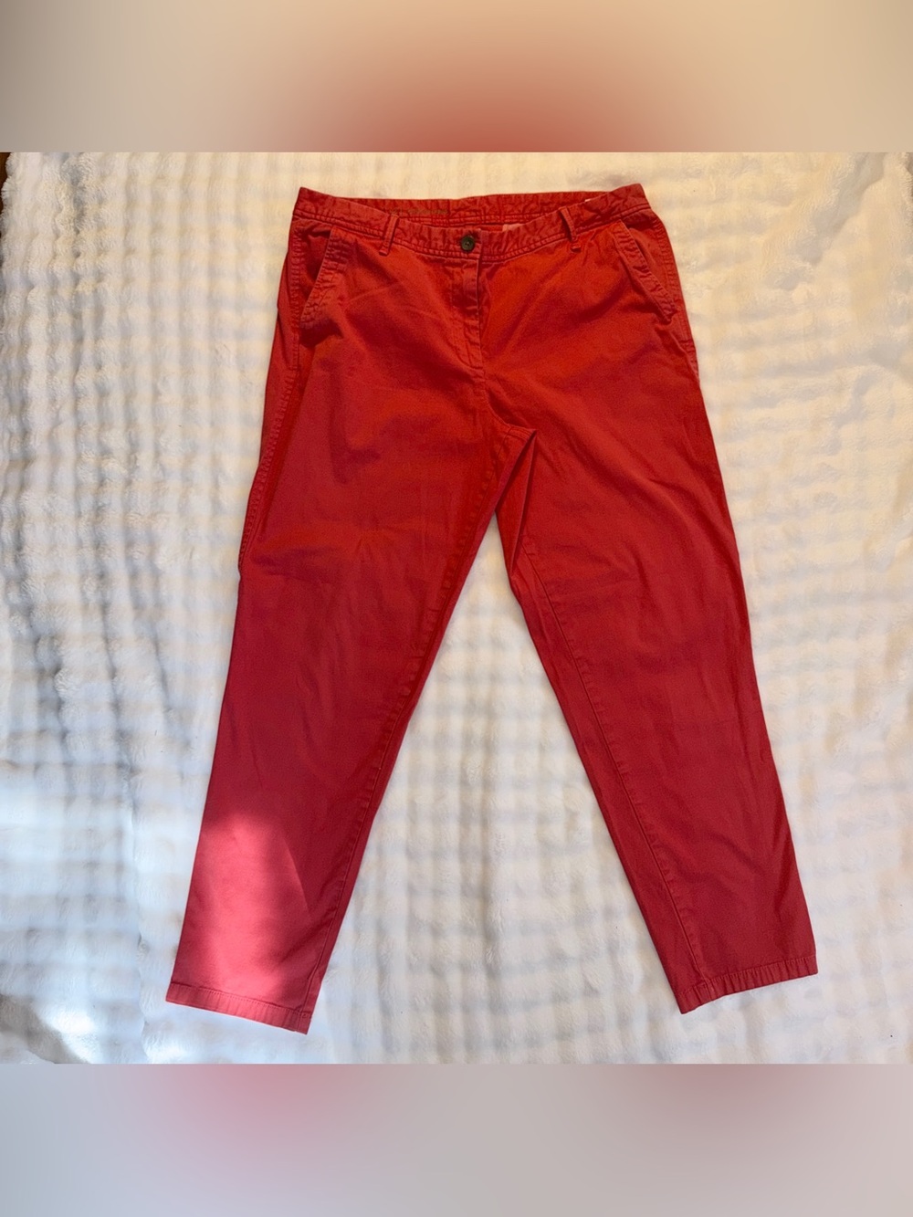 TALBOTS Women’s Girlfriend Chico Faded Red Jeans Size 12 - Picture 3 of 10